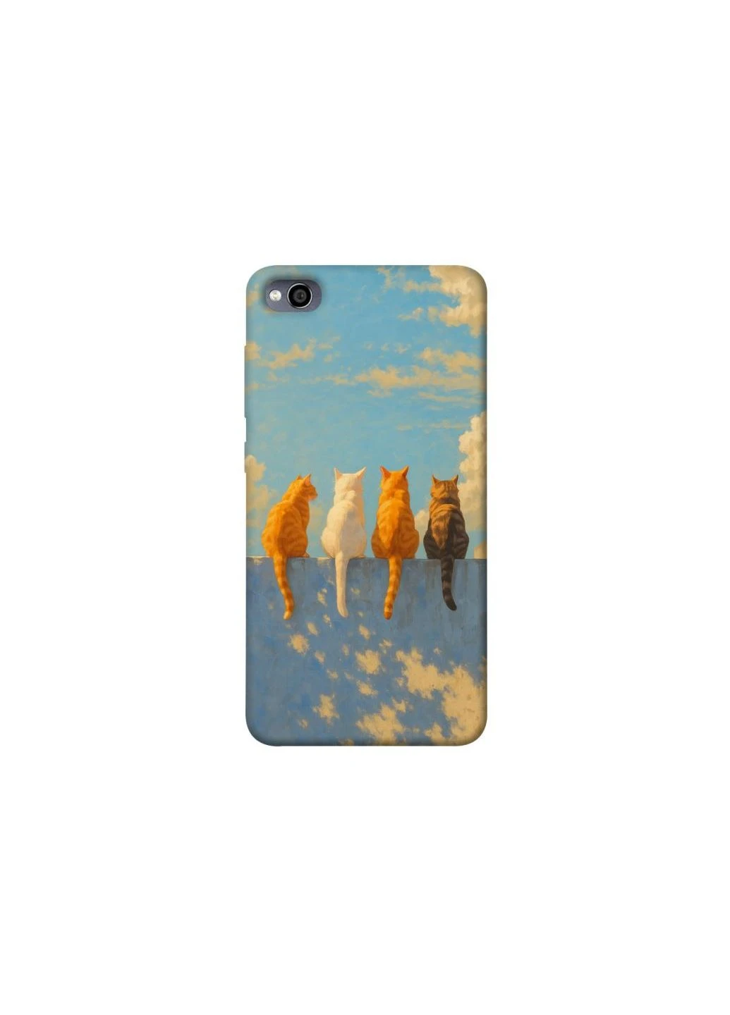 Чехол на Xiaomi Redmi 4a cats on wall Frontalka (352226381)