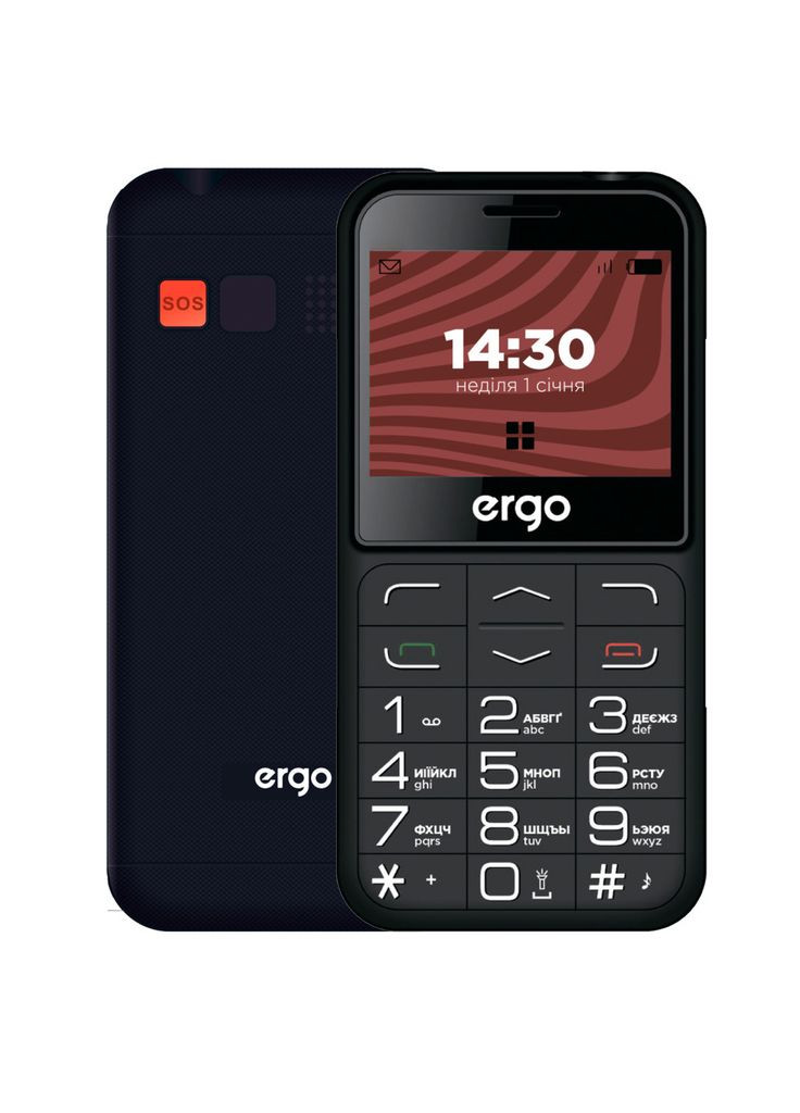 Мобільний телефон R231 Black Ergo (339055786)