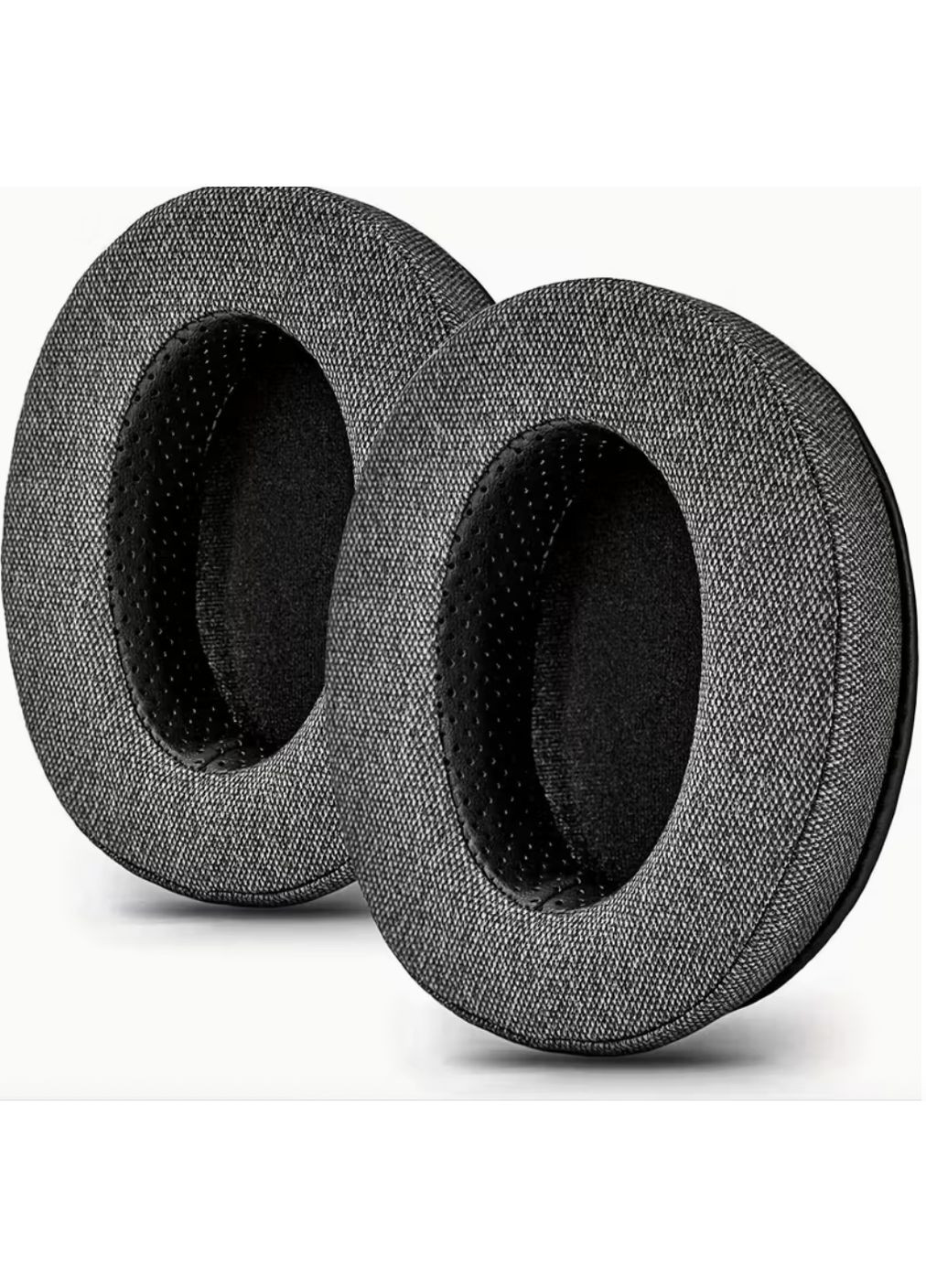 Амбушюры тканевые с эффектом памяти ATH M20x, M30, M30x, M40x, M50, M50x, M50xBT, SX1 grey серые Audio-Technica (366880381)