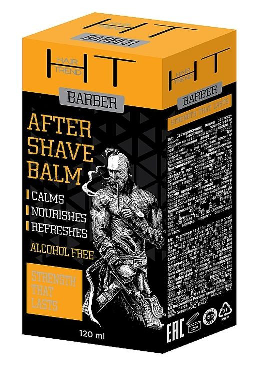 Бальзам після гоління для чоловіків Barber 120ml (1371407-20926600) Hair Trend (368642843)