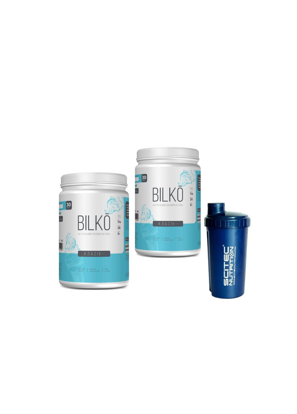Комплект білковий коктейль для схуднення із класичним смаком 1,8 кг із Шейкером Bilko (369944975)