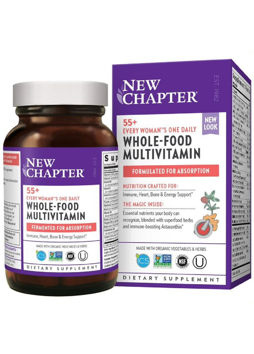 Ежедневные Мультивитамины Для Женщин 55+, Every Woman,, 48 Таблеток New Chapter (326054648)