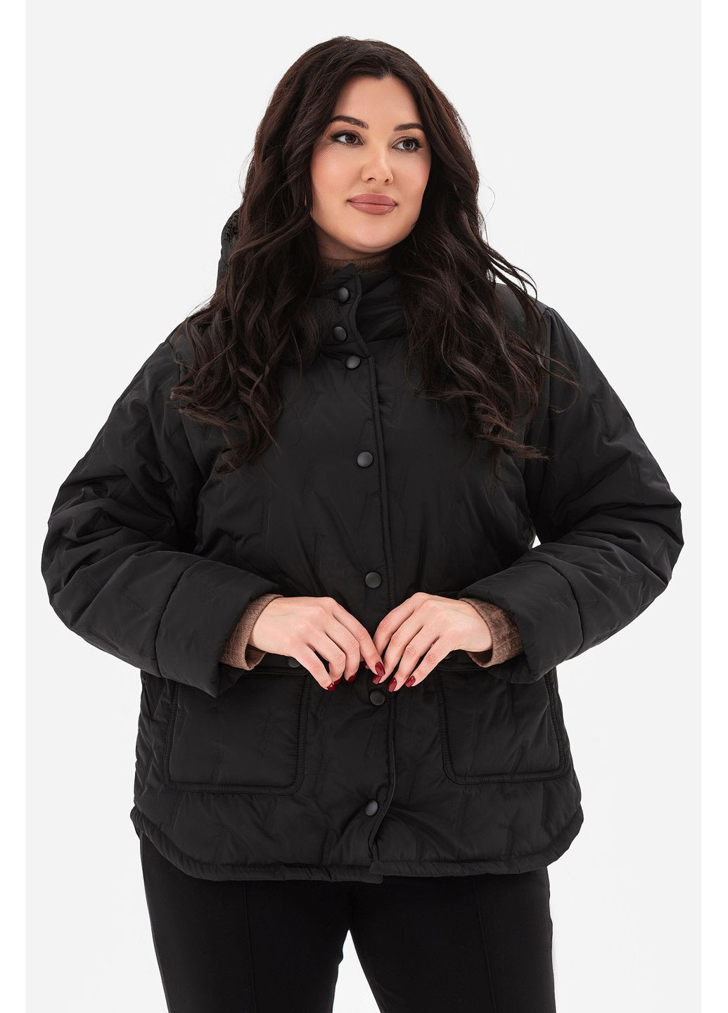 Чорна демісезонна куртка janett Garne