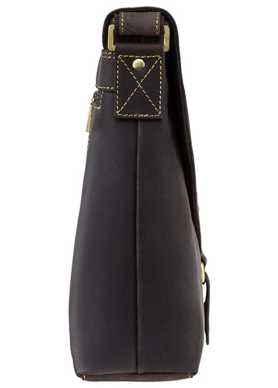 Сумка мужская кожаная планшет через плечо для документов и для телефона средняя Коричневый 43126 Visconti (367164757)