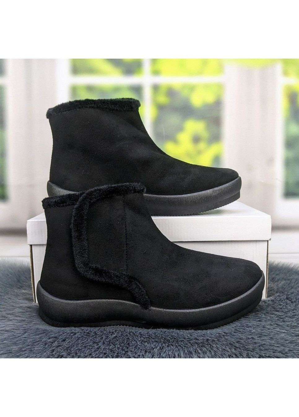 Бурки жіночі текстильні короткі на липучці SV (308975543)