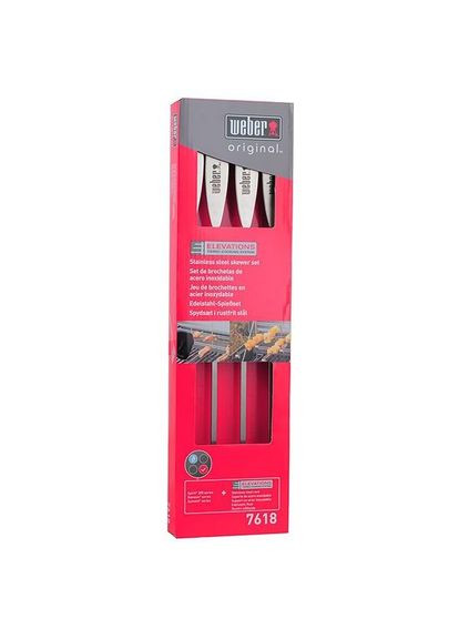 Шампуры 4 шт. 7618 Weber (317301421)