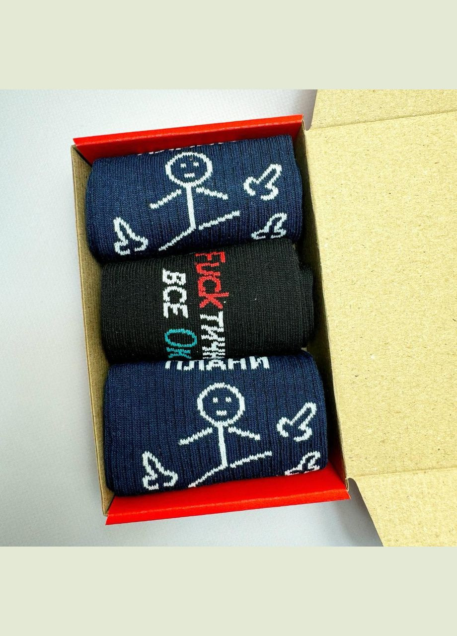 Комбіновані бокс жіночих шкарпеток 36-41 на 3 пари Vakko (307715044)