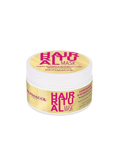 Маска для світлого волосся Hair Ritual Super Blonde Mask 200ml (1077374-195214) Dermacol (368653378)
