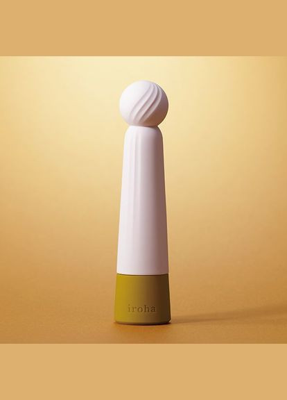 Минивибратор RIN Kogane с экстра мягким кончиком, 4 режима работы, на батарейках Iroha (298576286)