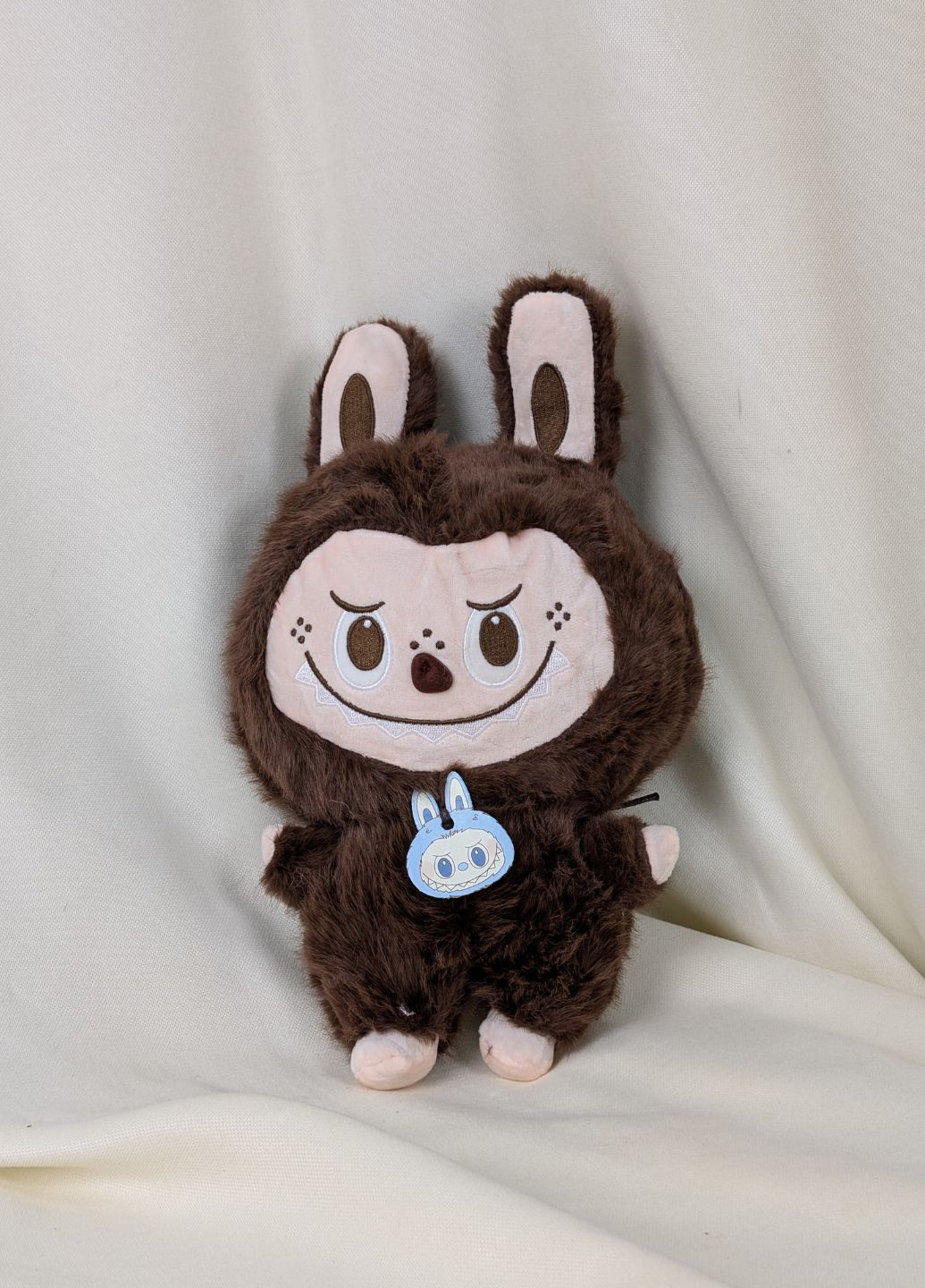 Маленька м'яка іграшка Лабубу 35 см зайчик ельф з кулончиком My Kigu (373188467)