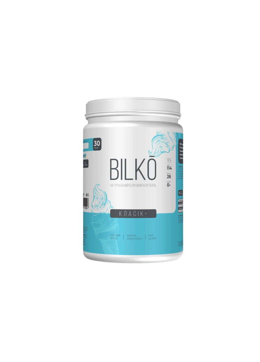Натуральный белковый коктейль изолят 87% Bilko 900 гр / 30 порций No Brand (370218392)