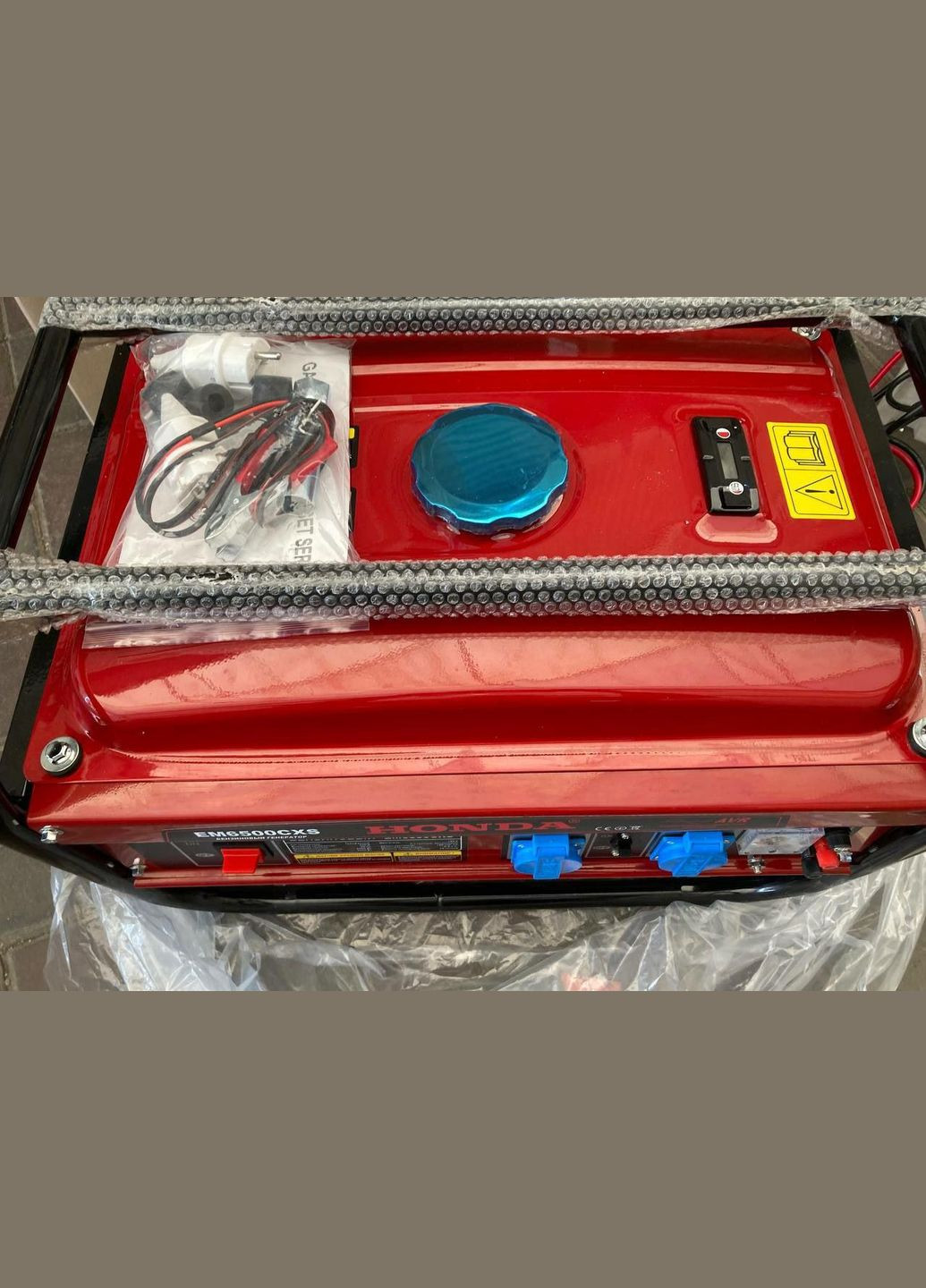 Электрогенератор бензиновый 3.5 кВт медная обмотка/ручной стартер (1976316542) Honda EM6500CXS (328261690)