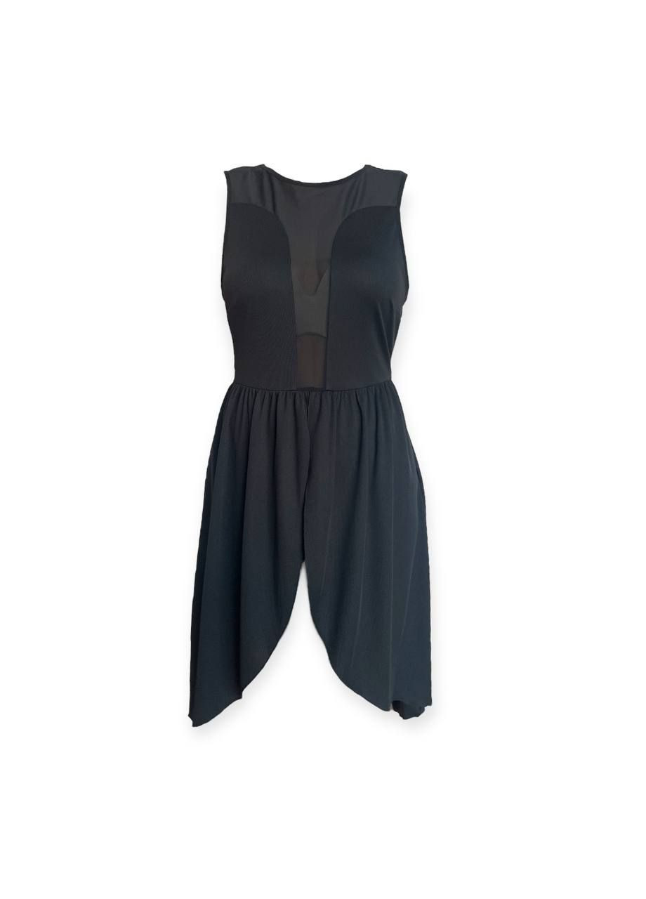 Чорна повсякденний сукня чорний Silvian Heach однотонна