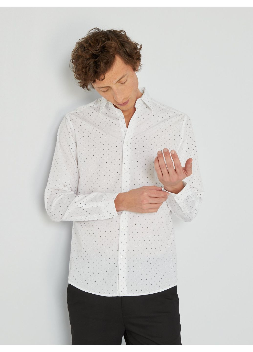 Белая рубашка Kiabi