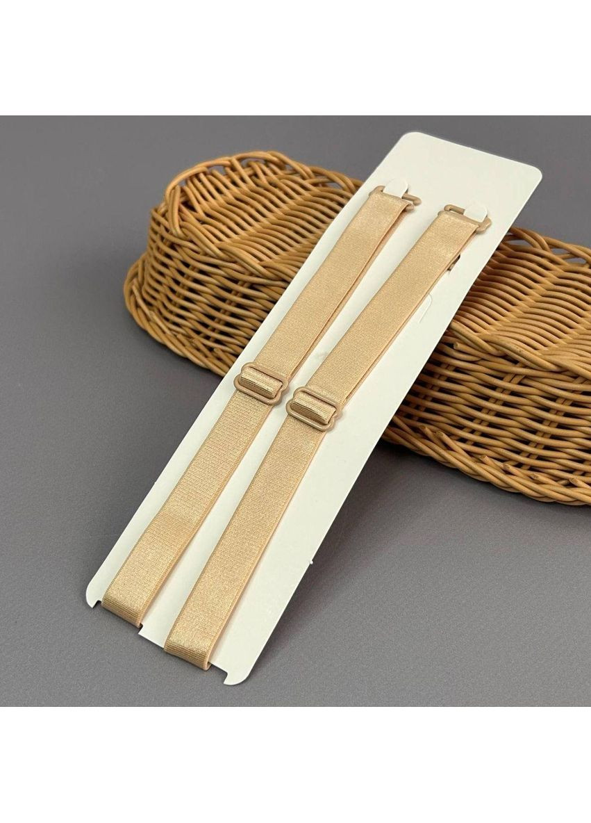 15 мм комплект бретелів для білизни - бежевий Plus-plus (352745596)