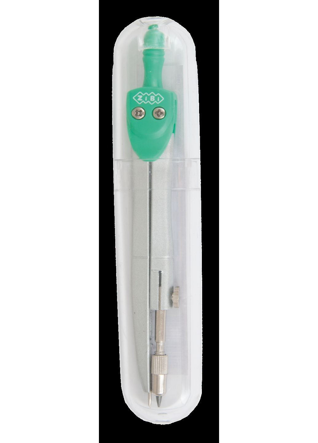 Циркуль BASIS в жестком футляре типа "градусник", зелёный, KIDS Line ZB.5301BS-04 (4823078945693) Zibi (292708770)