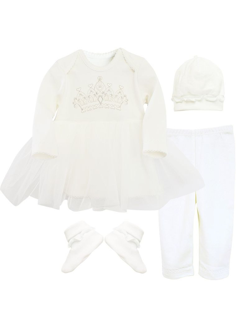 Набор для крещения девочки с короной Диадема девочке Ladan (301026378)