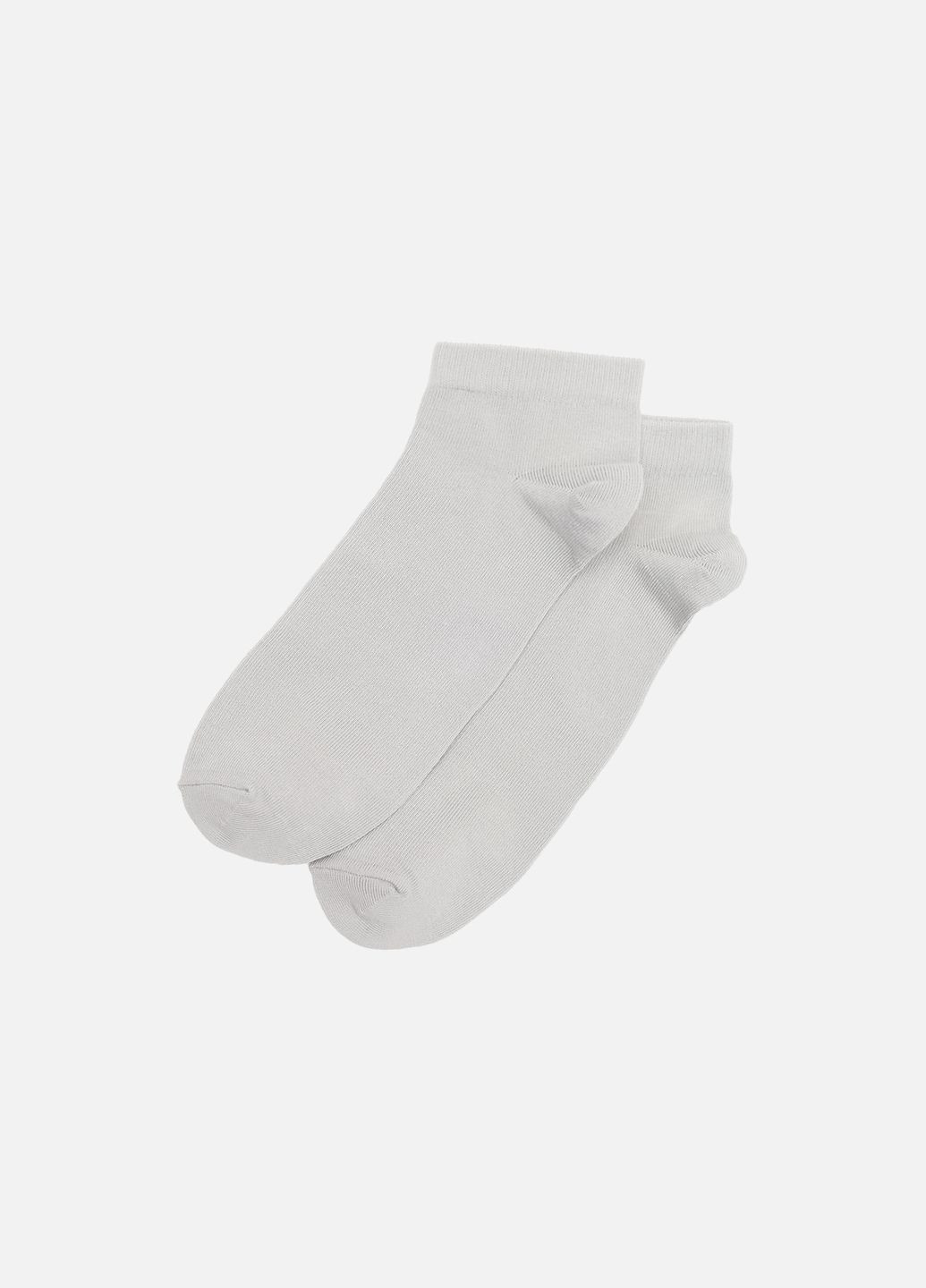 Світло-сірі шкарпетки короткі чоловічі колір світло-сірий цб-00272958 Yuki (329821731)