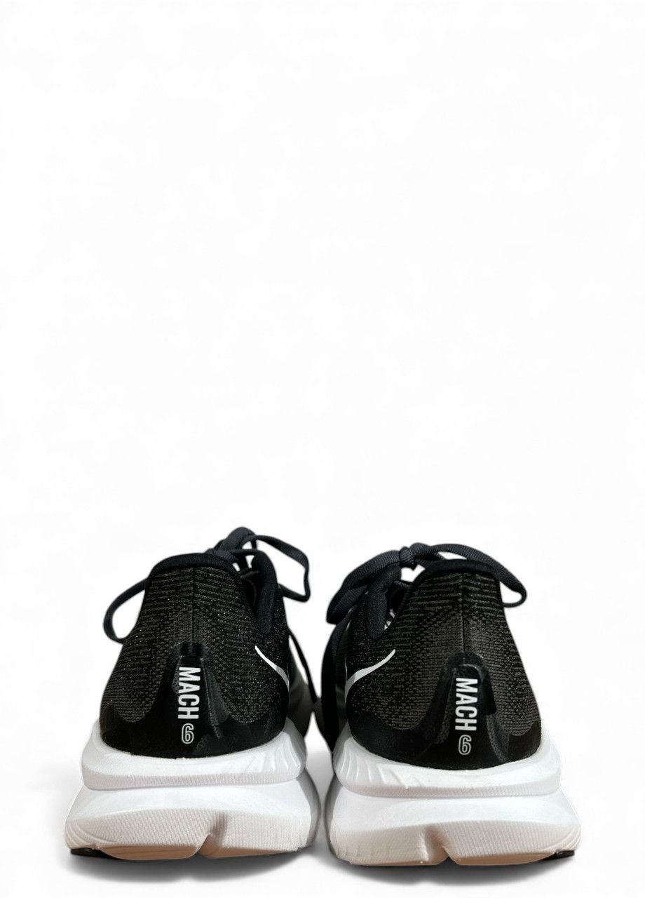 Женские кроссовки One One Mach 6 1147810 BWHT, Размер 36 2/3 (US 5.5B), 22.5 см, HOKA чёрные (369164433)