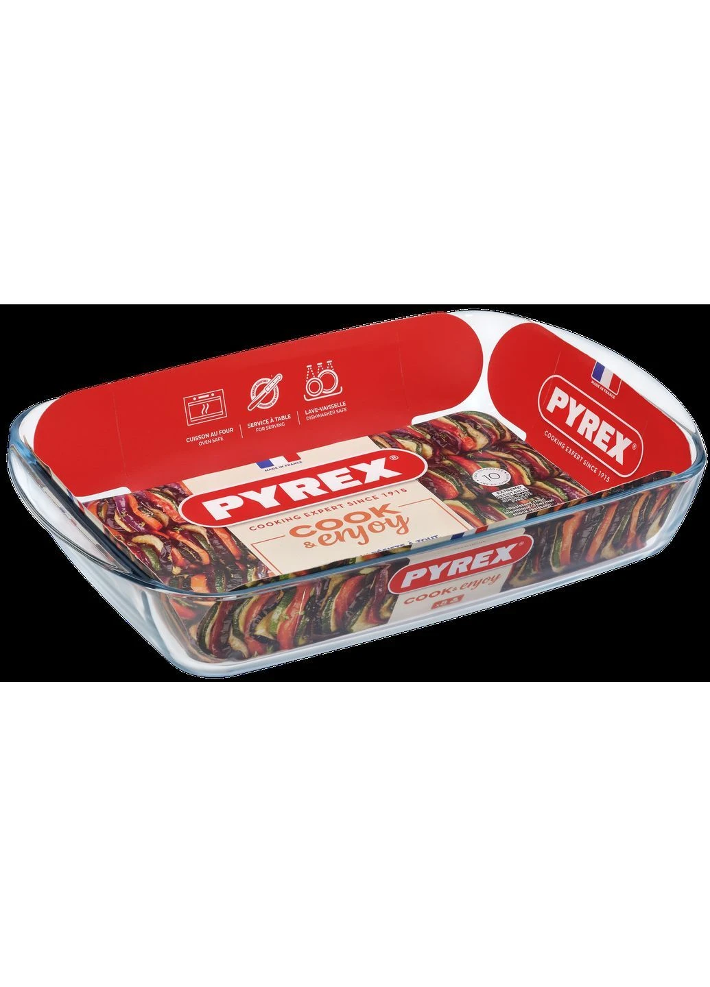 Форма скляна форма прямокут. 40х27х7см (4.9л) (240B000/8046) Pyrex (402239080)