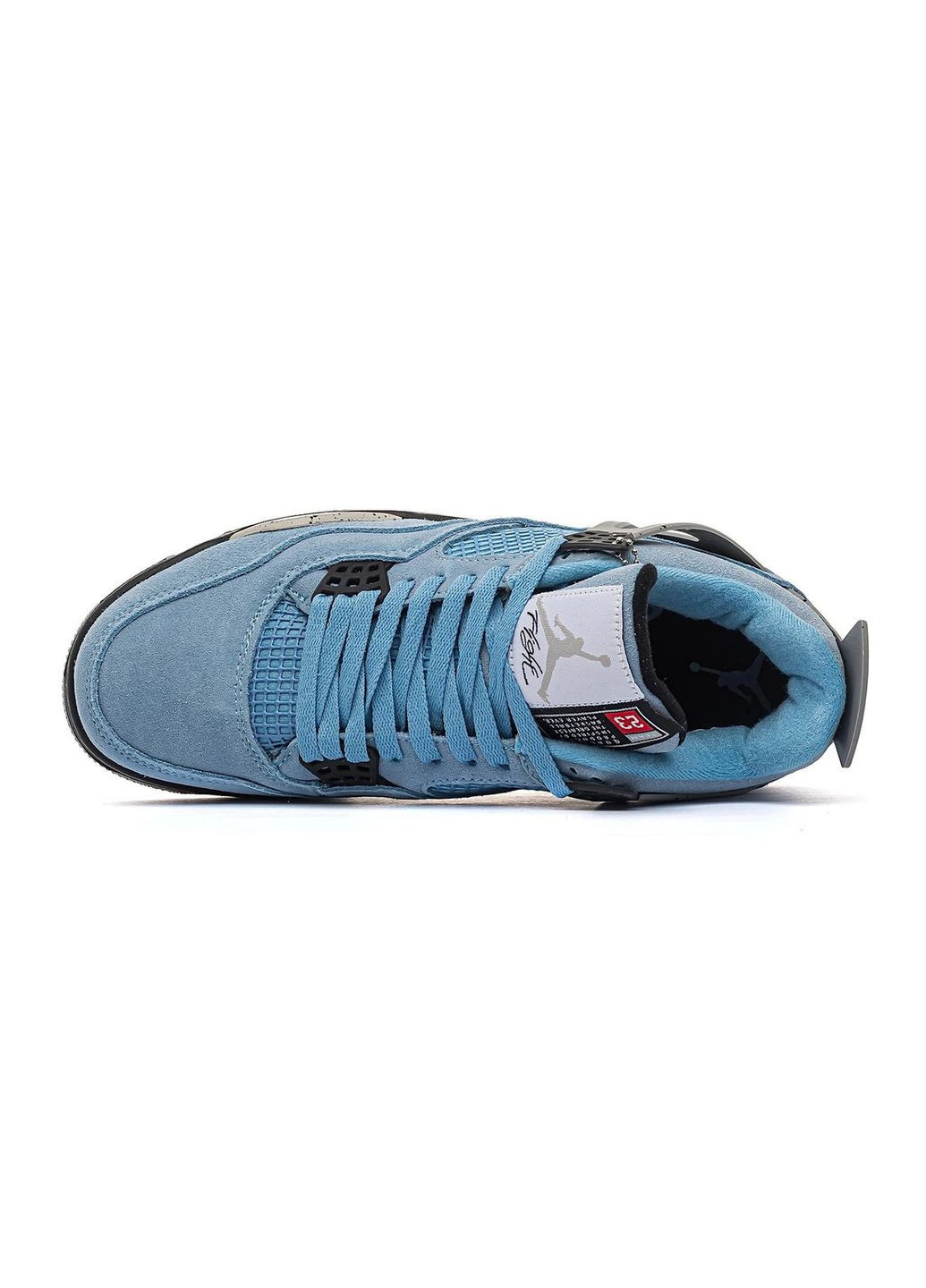 Голубые демисезонные кроссовки мужские university blue, вьетнам Nike Air Jordan 4 Retro