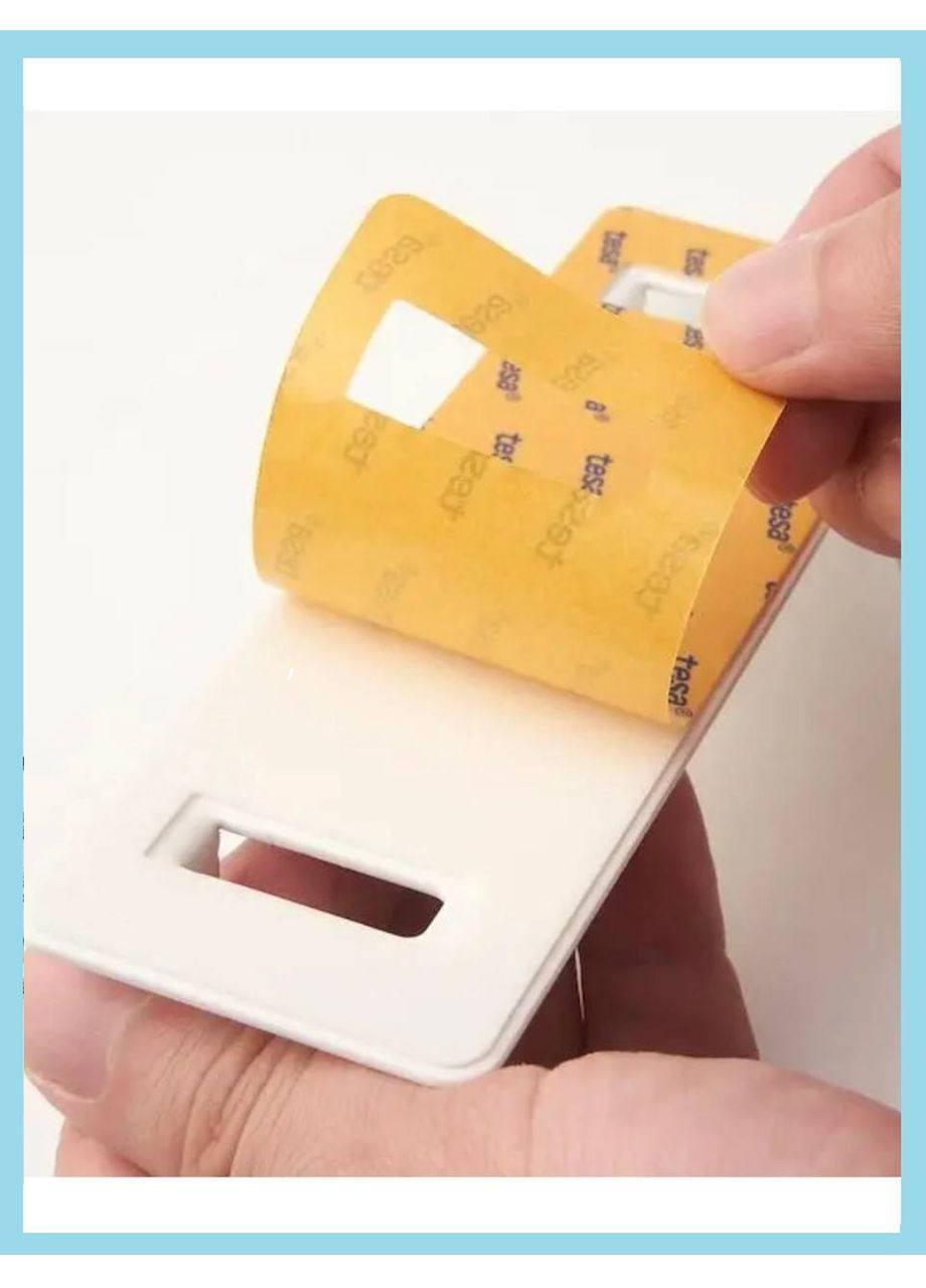 Белая самоклеящаяся вешалка на 3 крючка 16×2×5 см IKEA (369497939)