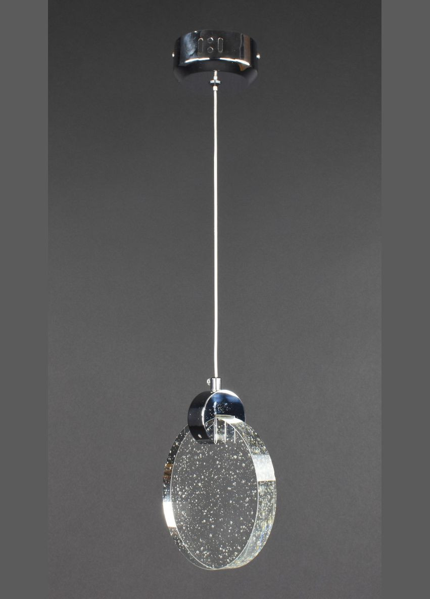 Люстра світлодіодна підвісна LED світильник для квартири на стелю лед 27632 Хром 35-180х10х15 см. Sunnysky (364762180)