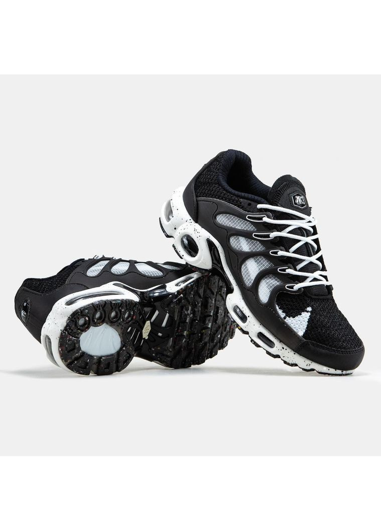 КРОСІВКИ ЖІНОЧІ NIKE AIR MAX TN TERRASCAPE BLACK WHITE НАЙК АІР МАКС ТН ПЛЮС No Brand чорні демісезони (368887821)