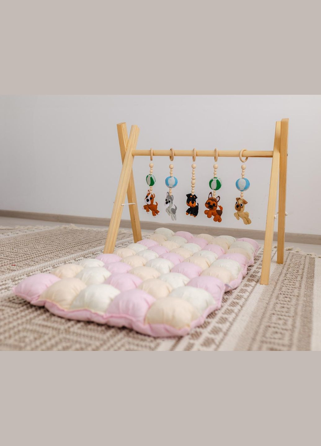 Мобіль дитячий підлоговий Дружок з матрациком Аліса No Brand (316257353)