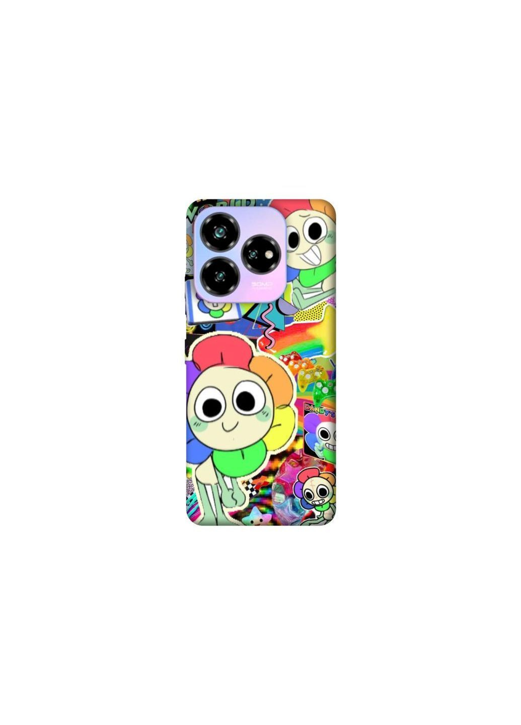 Чехол на ZTE Nubia V60 Dandy world collage Frontalka (363885138)