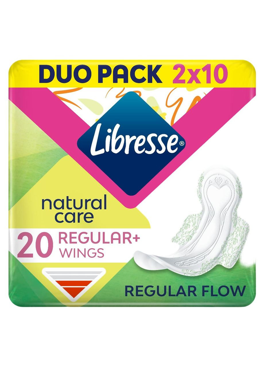 Прокладки гігієнічні Natural Care Normal, 20 шт. Libresse (331789782)