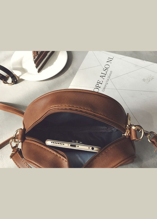 Женская мини-сумка с короной через плечо, маленькая сумочка для девочек экокожа корона Хаки(BRT) Brettani (336552041)