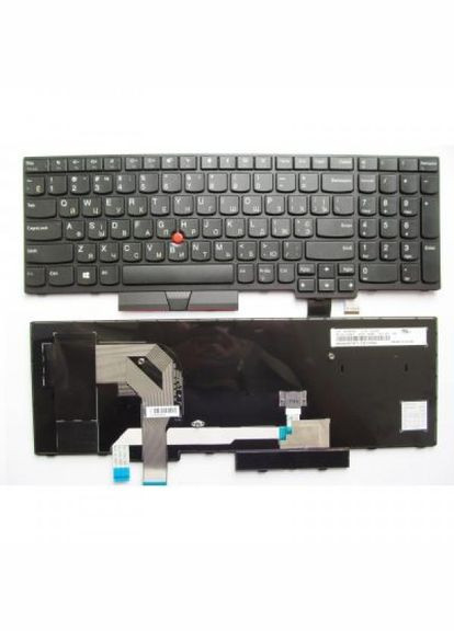Клавіатура Lenovo thinkpad t570/p51s черная с черной,трек (275092948)