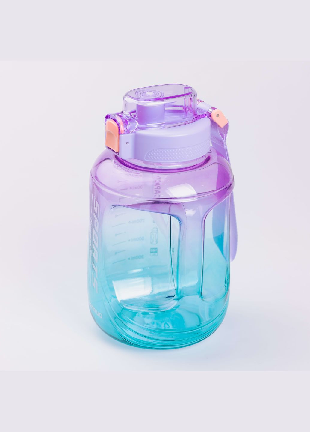 Бутылка для воды спортивная с трубочкой 1,5л Yiwu (320171486)