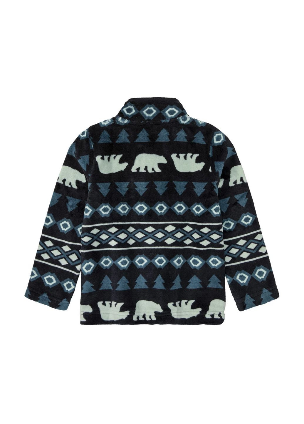 Темно-синий демисезонный флисовая кофта для мальчика Lupilu