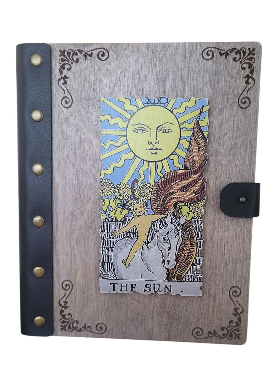 Винтажный блокнот Таро Солнце 240х170 мм 100 страниц No Brand (335820922)