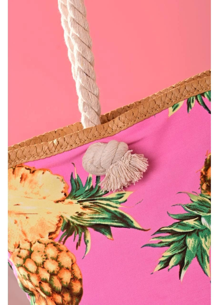 Сумка жіноча велика рожева No Brand Сумка шоппер (362675861)