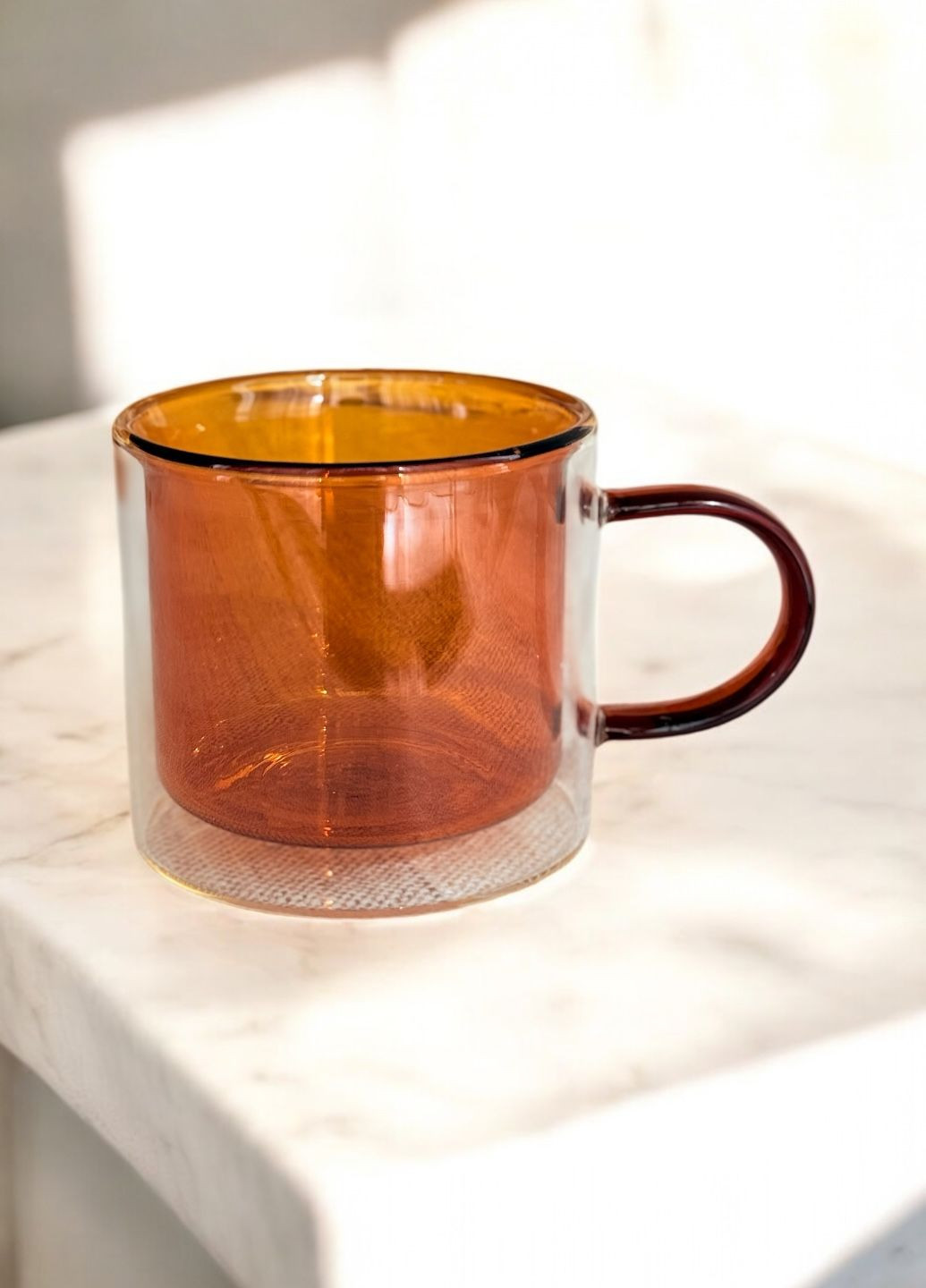 Чашка с двойным стеклом "Color" 250мл No Brand (331647890)