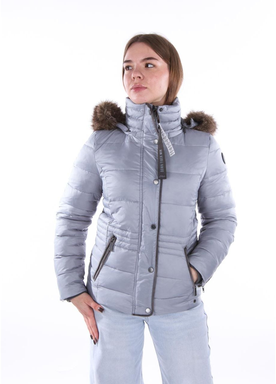 Серый демисезонный Пуховик S.Oliver