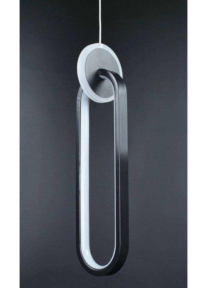 Люстра светодиодная подвесная LED светильник для квартиры на потолок лэд 26996 Черный 40-150х10х10 см. Sunnysky (324395856)