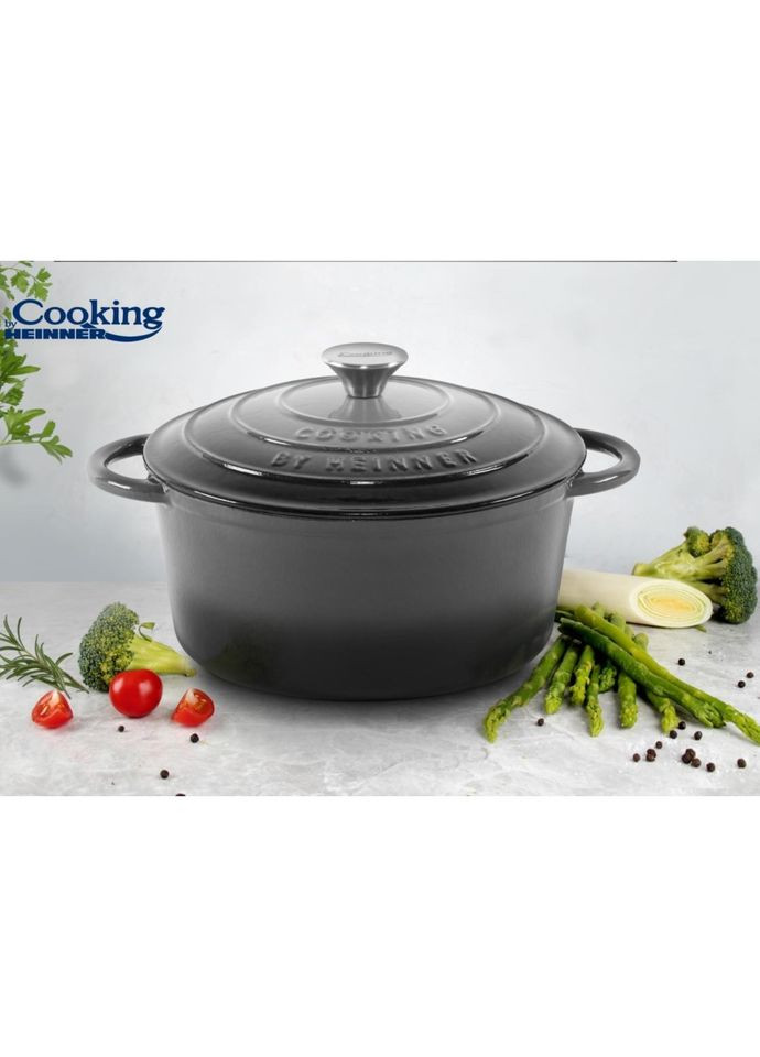 Кастрюля 4.8 л серый мрамор (HR-ZVC-S26) HEINNER (362208937)