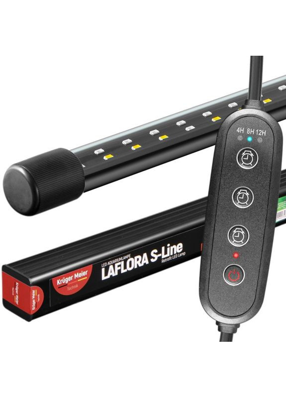 Світильник LAFLORA S-Line 100 92см 15W LED для акваріума з таймером Kruger Meier (364488865)
