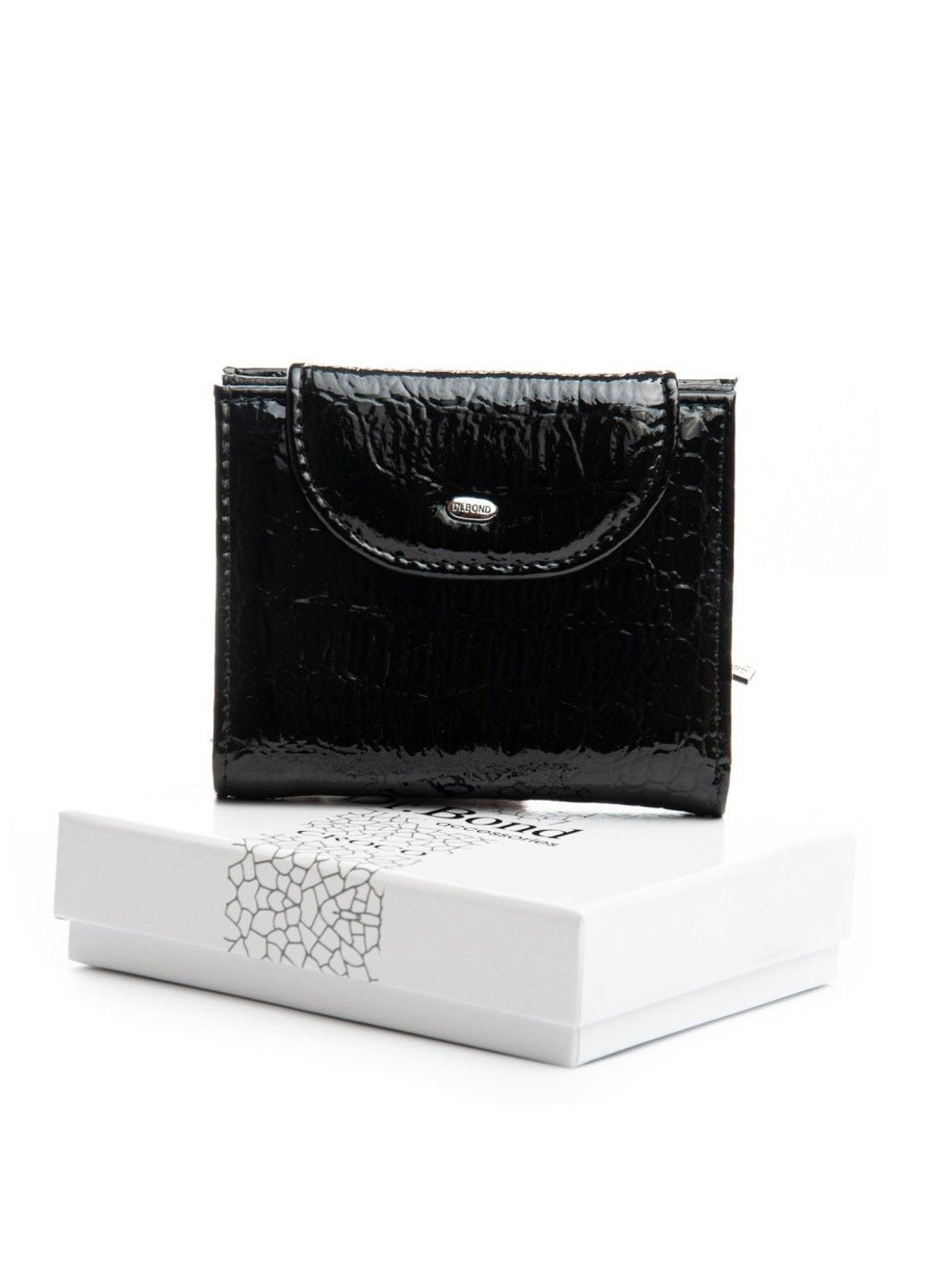 Женский лаковый кожаный кошелек PE PEW44-1 black Dr. Bond (363254122)