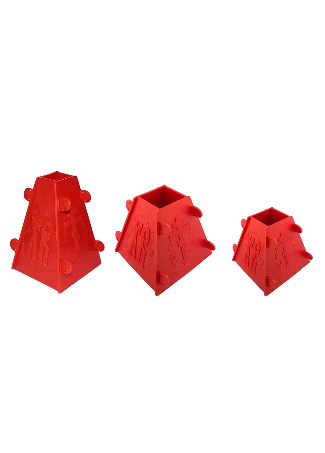 Набор из 3 форм для творожной паски 1/0.5/ 0.3 кг и 3 силиконовых форм для выпечки паски и куличей Kitchette (291398620)
