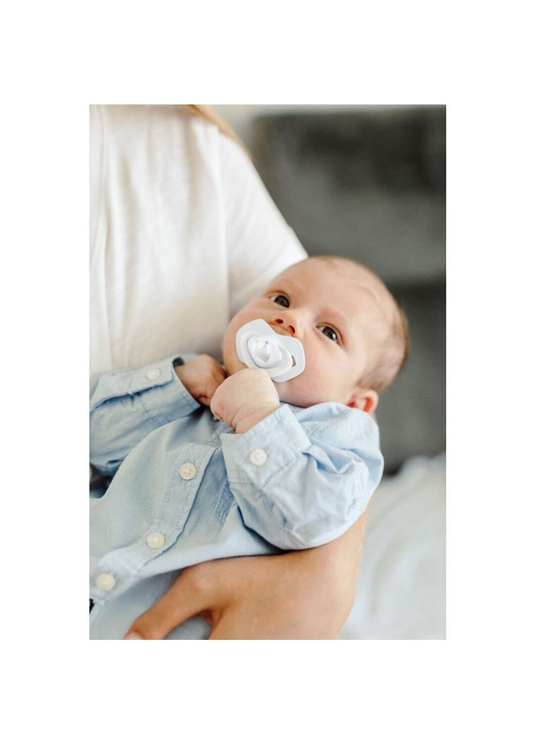 Пустышка силиконовая симметричная 0-6 мес ROYAL BABY 2 шт. - голубая 22 / 650_blu (2000904382958) shop (2000904382958) Canpol Babies (366398090)