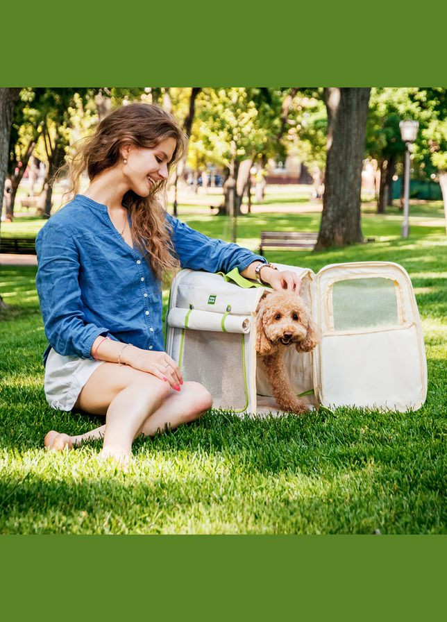 Рюкзак-переноска для кошек и мелких пород собак Relax Eco, 42*34*27 см, до 8 кг WAUDOG (322002059)