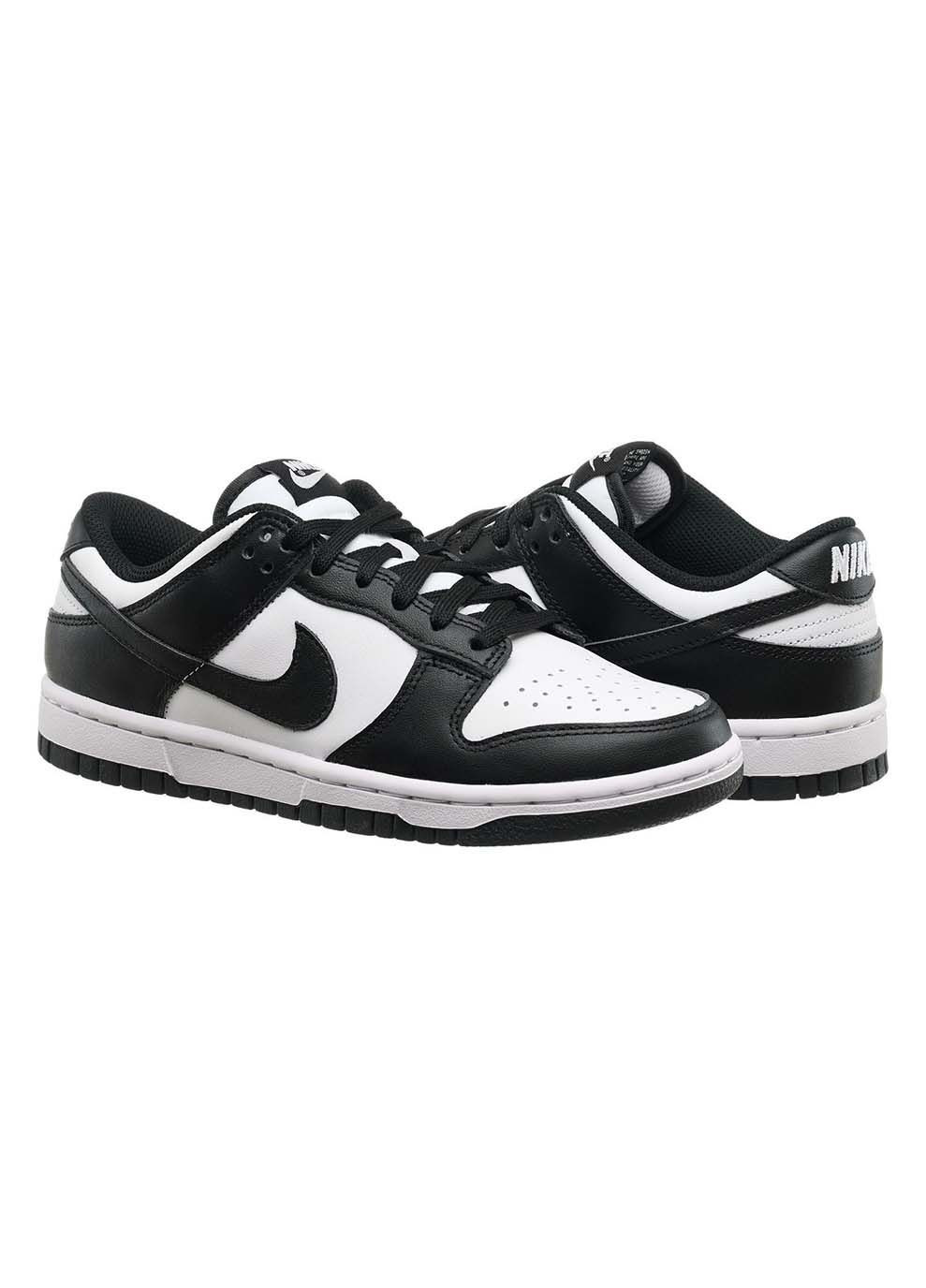 Жіночі Кросівки W DUNK LOW Чорний Білий Nike комбіновані демісезони (367188642)