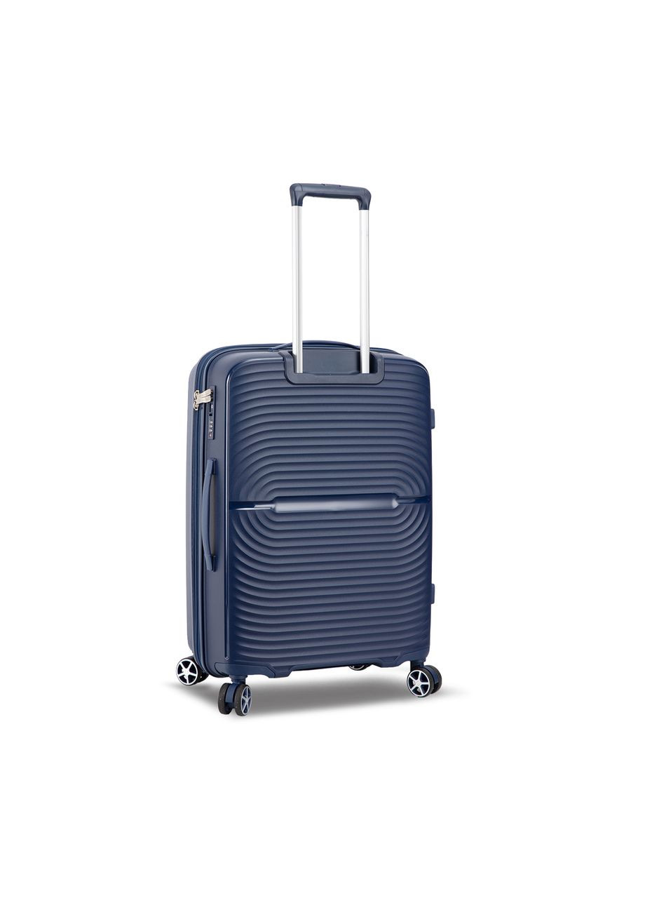 Валіза велика 40903 поліпропілен Темно-синій Snowball (350878426)