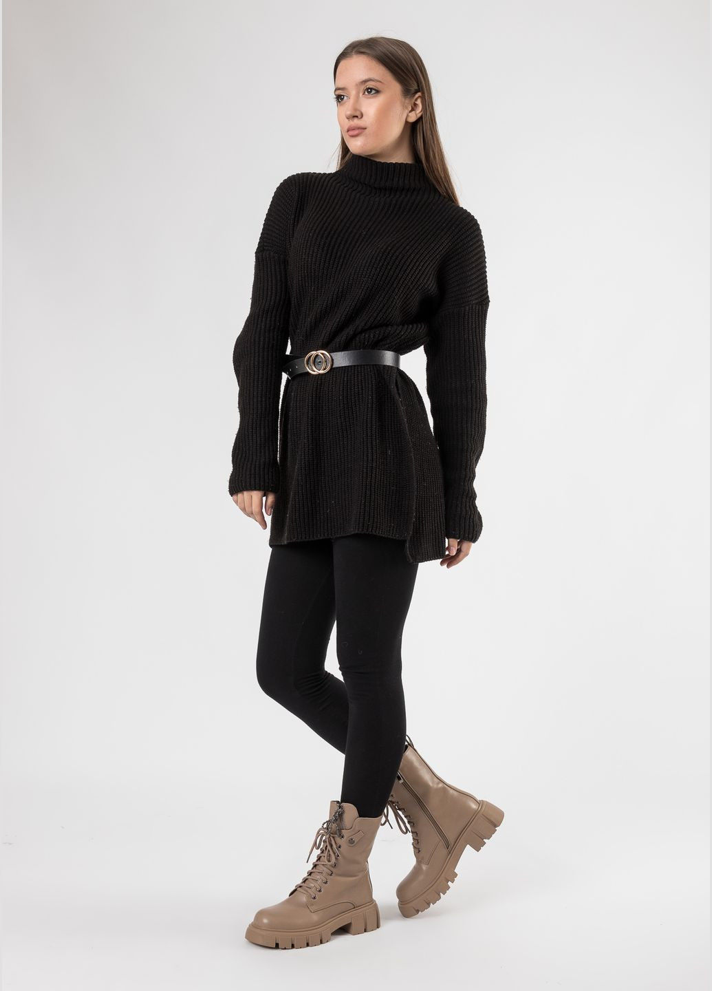 ботинки (1735б) STEFANIYA из искусственной кожи