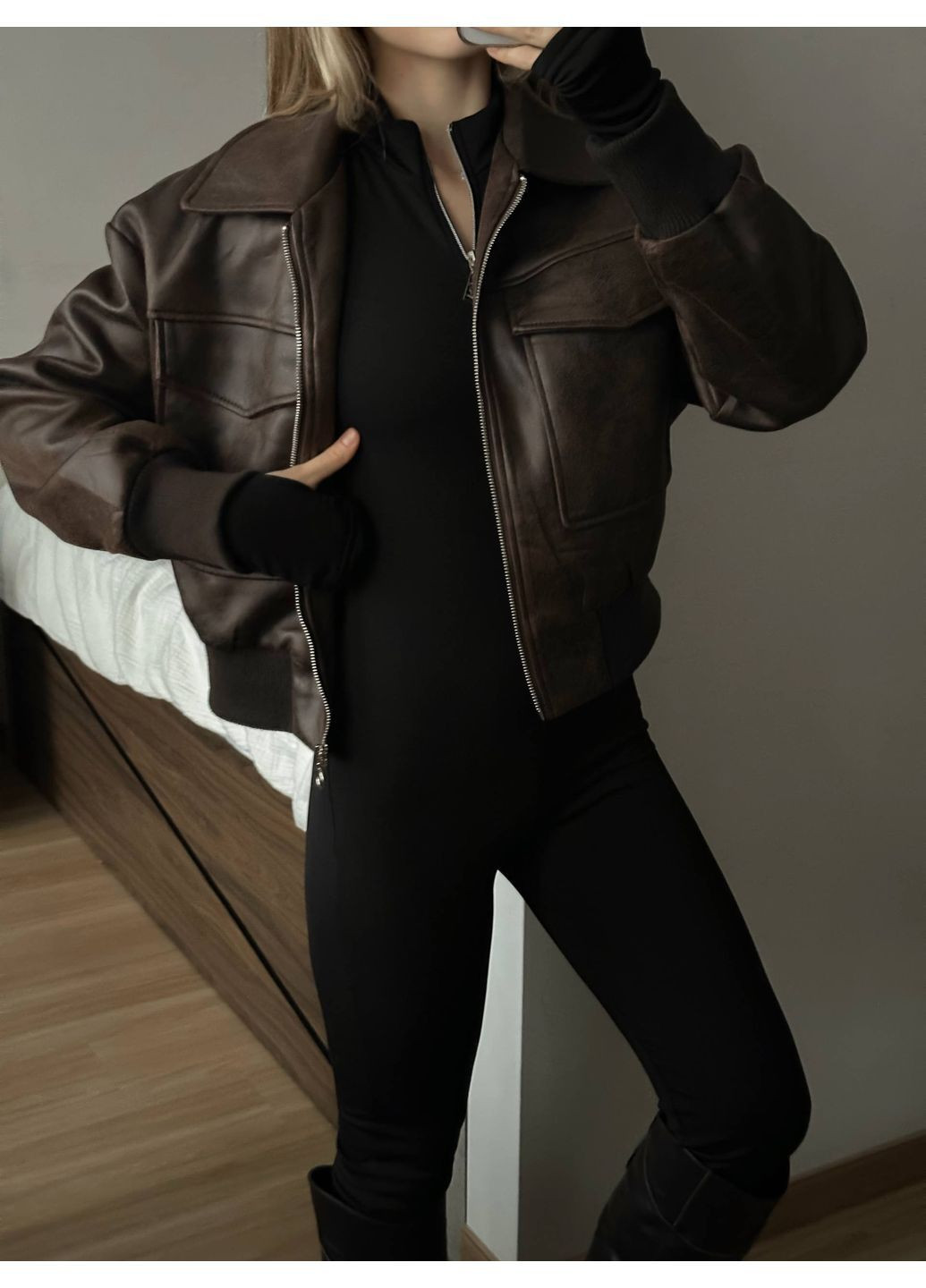 Стильный комбинезон🥰 Luna чёрный